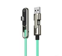 Support Chargeur Rapide 240W pour Type C Alliage Zinc Support(Blue) | Alliage zinc pour robuste, silicone souple, résistance pour usure, finition pour premium, pour durable quotidien