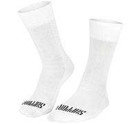 SUPPORT Chaussettes de cyclisme ultra légères pour homme - Technologie respirante antidérapante - Accessoires de cyclisme pour randonnée, marche, escalade, vélo, blanc, 10-11