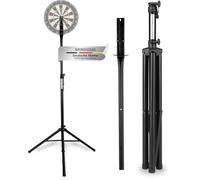 Support Cible De Fléchettes Pronomic DA-45S BK Noir, 5 mm d’épaisseur | En acier peint par poudre de 1, La cible peut être fixée avec jusqu’à 3 vis, Longueur totale: max. 185 cm, Poids: 3, 3 kg