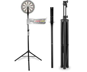 Support Cible De Fléchettes Pronomic DA-45S BK Noir, 5 mm d’épaisseur | En acier peint par poudre de 1, La cible peut être fixée avec jusqu’à 3 vis, Longueur totale: max. 185 cm, Poids: 3, 3 kg