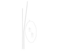 Support Ciel De Lit - Roba - 150 Cm - Blanc Blanc