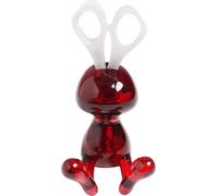 Support + ciseaux - lapin, rouge