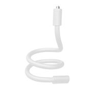 Support col de cygne réglable blanc pour webcams vidéo lumières filetage 1/4 sans perçage nécessaire Support de caméra à distance