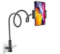 Support col de cygne universel pour téléphone portable - Pince flexible de 100 cm de long - Noir