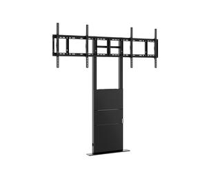 Support colonne fixe Pro-Tower Wall Dual pour 2 écrans - 55"-65", noir (fixation murale/sol)