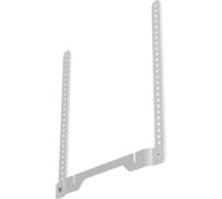 Support Combiné D'Enceinte Pour Supports Sonos Ray Et Tv, Charge Jusqu'À 2 Kg, Acier Et Silicone, Blanc[Audio1334]
