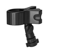 Support compact à clip pour microphones, design durable, mécanisme de charge à ressort, idéal pour les cours en ligne, les applications de chant, support de sèche-cheveux