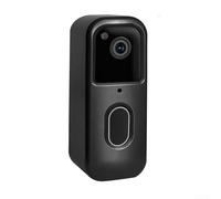 Support compact en ABS pour sonnette Blink 2ème génération offrant un montage sans perçage et une protection contre les intempéries en plein air