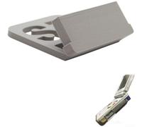 Support compact portable pour Gameboy For Advance SP - Plusieurs couleurs - Design compact - 5,6 x 6 x 2,5 cm - Base stable pour étagère de bureau (gris)