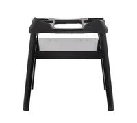 Weber Support Compact Compatible avec Tous Les modèles Weber Q, Support de Barbecue léger avec étagère de Rangement, Montage sans Outils - Noir (3400855)