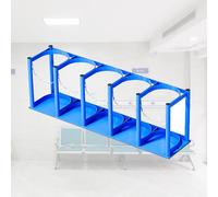Support compact pour bouteilles d'oxygène médical - Support de 38 cm (15 pouces) pour petites bouteilles, support durable pour la maison et les cliniques, porte-bouteilles d'oxygène facile d