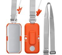 Support Compatible Avec Apple Vision Pro Support - Étui Pour Batterie Casque Rv Avec Bandoulière Et Clip Ceinture - Orange-Gris Clair[Z1186]