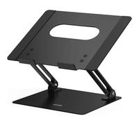 Support compatible MacBook Air et Pro, rehausseur pliable en alliage d'aluminium pour ordinateur portable, design ergonomique pour le bureau à