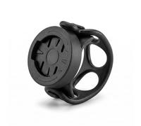 Support Compteur Velo 360° pour Garmin Edge iGPSPORT XOSS Bryton Wahoo, Support GPS Velo avec Sangle Silicone 28-45 mm - Support Garmin Léger pour VTT Route E-Bike