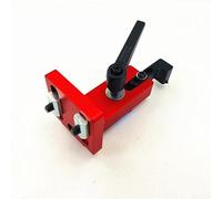 Support coulissant en aluminium compatible avec les systèmes de rail en T de 30 mm et 45 mm pour gabarits et fixations de travail du bois (1# 45)