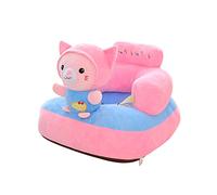Support Coussin de Bébé, sans Coton, Couverture de Canapé Doux Forme Animaux Mignon, Protection pour Bébé Apprendre à S'assoire Jouets pour 0-3 Ans, pour Maison Voyage Picnic Rose Chat