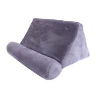 Support coussin pour tablette, support universel pour téléphone et tablette, à utiliser sur les genoux, sur le canapé ou le lit (gris)