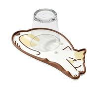 Support Couvercle Casserole Tapis Égouttoir Antidérapant Motif Animal