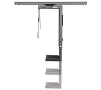 Support CPU, métal, pivotant & coulissant, noir