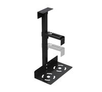 Support CPU sous le bureau : support de tour d'ordinateur réglable, design coulissant rotatif | Support d'ordinateur portable sous le bureau, s'adapte flexible à la plupart des T