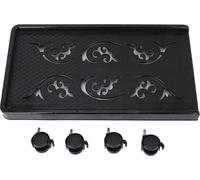 Support CPU sous le bureau Tour d'ordinateur Support de téléphonie mobile avec 4 Caster Wheels Universal Riser pour PC