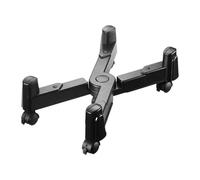 Support CPU Support de sol pour PC Tower, support pour PC réglable en largeur et longueur sous le bureau, support pour CPU mobile avec 5 roues pivotantes pour bureau à domicile Support pour