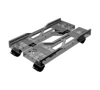 Support CPU Support pour CPU réglable en largeur avec 4 roues pivotantes, support pour tour PC mobile, support pour boîtier PC sous bureau pour bureau à domicile Support PC Tower(Grijs)