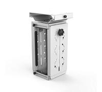 Support CPU/Support Processeur Support de cpu en métal réglable Sous-support suspendu Porte-cas CPU à 180 degrés pivotant Heaving Heavy Duty Tower Tower tient jusqu'à 15 kg, 2 couleurs Support De Boît