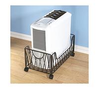 Support CPU/Support Processeur Support de support d'UC mobile, chariot de support de tour de PC en métal, support d'unité centrale de support de PC de plancher avec 4 roulettes sous le bureau, for le