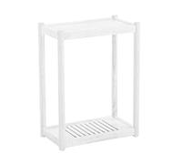 Support CPU/Support Processeur Support de tour PC en bois massif, support de CPU mobile à 2 niveaux, support de boîtier principal PC au sol avec roulettes invisibles for bureau à domicile Support De B