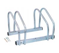 Support cycles Dunlop pour 2 vélos Aluminium - Pour montage mural ou au sol