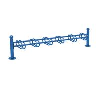 Support cycles Province Boule RAL5010 - 6 places - simple face - PROCITY - 207311.5010