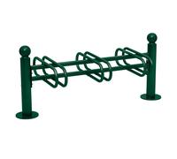 Support cycles Province Boule RAL6005 - 3 places - double face - PROCITY - 207351.6005