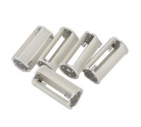 Support cylindrique en plastique pour 3 piles AA de 1,5 V, connexion série, 5 pièces