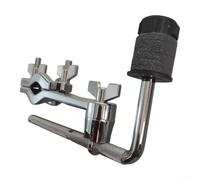 Support Cymbale Métal Argenté Ajustable Support Cymbale Métal | Compatibilité large accessoires, bras et tuyaux, configuration mesure, percussion polyvalente, montage facile