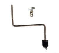 Support Cymbale Z Shape 13.58po Ajustable | Design en Z unique, fixation sécurisée, métal et feutre, 34.5cm de long, idéal cymbales