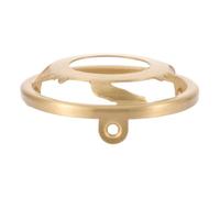 Support D’abat-jour en Cuivre Pur E14, Anneau Triangle pour Lampe | Pièce de Rechange, Clip à Bouche Inversée, pour Abat-jour en Verre et Projets D’éclairage