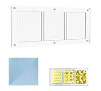 Support d’Affichage en Acrylique rigide pour Cartes à Collectionner Pok. Pochette de Cartes à Collectionner avec Fermeture Magnétique.Protection pour Cartes de Jeu 35PT