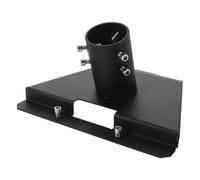 Support D’antenne Extérieur Réglable en Fer Noir pour Tube Métal | Montage Mural Toit, Installation Précise, pour Satellites Routeurs, Diamètre 1,1 à 2,2 Pouces