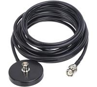 Support D’antenne Magnétique Bnc 5, 4cm Noir avec Câble 5 M