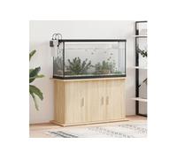 vidaXL Support pour aquarium – Armoire 6 compartiments, rangement, Chêne Sonoma 101×41×58 cm