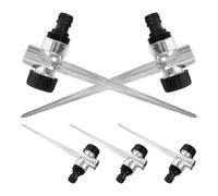 Support D’arroseur en Plastique Argenté, Lot de 2 Pièces
