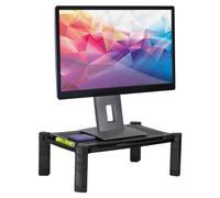 Support d' cran Mount-It! - tag re r glable en hauteur pour crans et imprimantes PC et portables 48 x 33 cm (16,6 cm) - Noir MI-7851