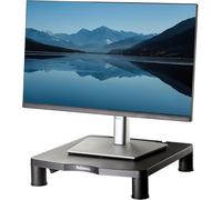 Support D¿Écran Everyday ¿ Noir ¿ Réglable En Hauteur (3 Niveaux) ¿ Ergonomique, Avec Gestion Des Câbles ¿ Pour Pc, Imac, Ordinateur Portable ¿ Charge Max 27Kg