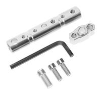 Support D’extension de Rétroviseur Moto, Alliage Cnc Blanc | Motos et Vélos Électriques, Support Multifonction, Barre Lumineuse Décorative Incluse, Design Simple