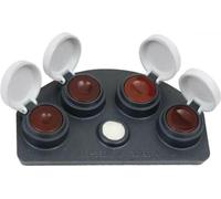 Support d’Huile Bergeon 30180-A – Huileur Die-Casting avec 4 Récipients en Agate Rocheuse