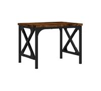 vidaXL Support d'Imprimante, Organisateur de Dossiers avec Pieds Réglables, Étagère de Rangement Bureau Intérieur, Chêne Fumé Bois d'Ingénierie