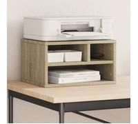 Support d imprimante chêne sonoma 40x32x22,5 cm bois ingénierie