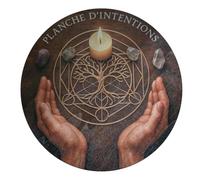 Support d’Intention - Chrizeltia - Sceau de Métatron & Arbre de Vie - Fabrication Artisanale Française par le Chaman Christophe Duculty - Amplificateur Énergétique pour Intentions - Diamètre 20cm