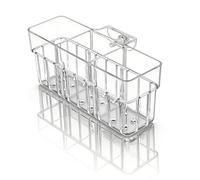 Support D’Usine D’Aquarium | Pot De Culture Réglable À 3 Compartiments - Panier Transparent pour D'aquarium, pour Terrarium De Travail, Crevettes Betta d'eau Douce, Décoration D'aquariumm Ma